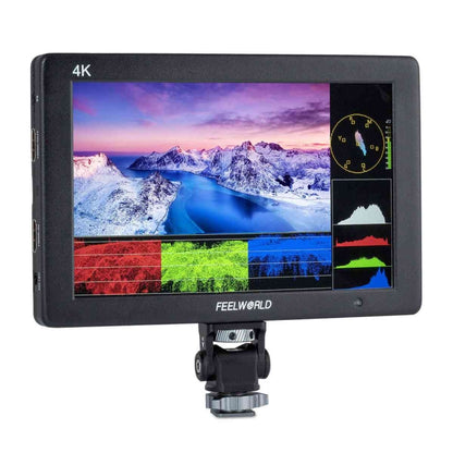 FEELWORLD T7 PLUS 7 inch 3D LUT DSLR Camera Field Monitor with Waveform 4K HDMI Aluminum Housing (Black) - On-camera Monitors by FEELWORLD | Online Shopping UK | buy2fix