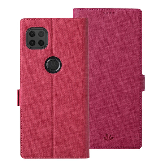 For Motorola Moto G 5G ViLi K Series Shockproof TPU + PU Leather Magnetic Buckle Horizontal Flip Case with Card Slots & Wallet & Holder(Rose Red) - Motorola Cases by ViLi | Online Shopping UK | buy2fix