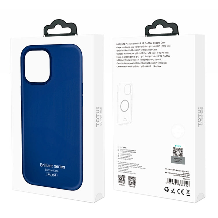 For iPhone 12 mini TOTUDESIGN AA-159 Brilliant Series MagSafe Liquid Silicone Protective Case (Blue) - iPhone 12 mini Cases by TOTUDESIGN | Online Shopping UK | buy2fix
