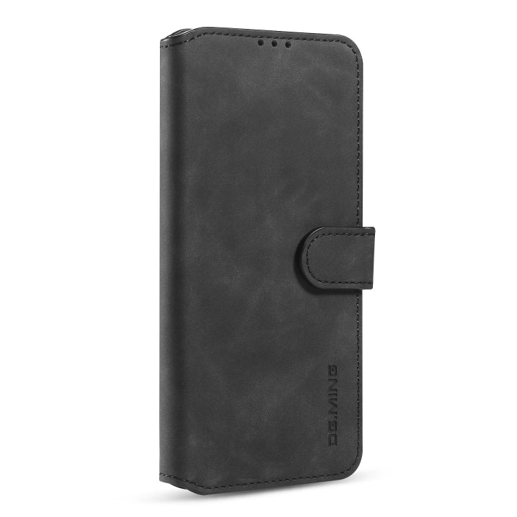 For Xiaomi Poco M3 DG.MING Retro Oil Side Horizontal Flip Leather Case with Holder & Card Slots & Wallet(Black) - Xiaomi Cases by DG.MING | Online Shopping UK | buy2fix