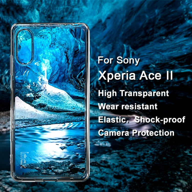 For Sony Xperia Ace II IMAK UX-5 Series Transparent Shockproof TPU Protective Case - Sony Cases by imak | Online Shopping UK | buy2fix