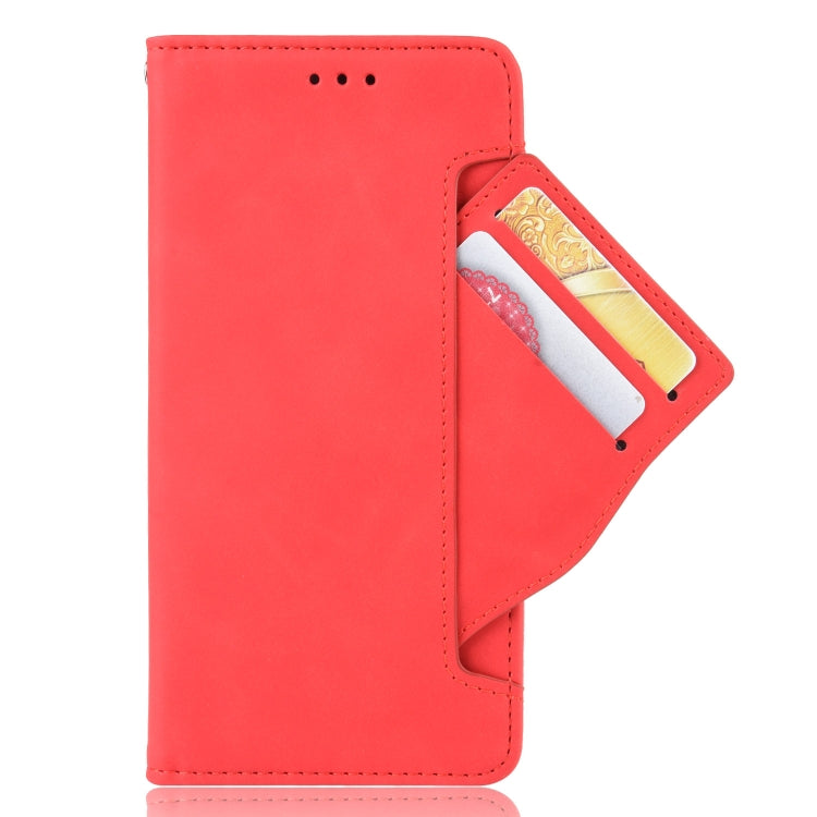 For Doogee X96 Pro Skin Feel Calf Pattern Horizontal Flip Leather Case with Holder & Card Slots & Photo Frame(Red) - More Brand by buy2fix | Online Shopping UK | buy2fix