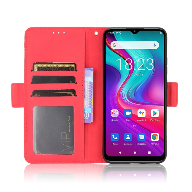 For Doogee X96 Pro Skin Feel Calf Pattern Horizontal Flip Leather Case with Holder & Card Slots & Photo Frame(Red) - More Brand by buy2fix | Online Shopping UK | buy2fix