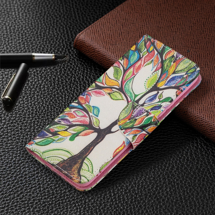 For OPPO Realme 8 / Realme 8 Pro Colored Drawing Pattern Horizontal Flip Leather Case with Holder & Card Slots & Wallet(Tree Life) - Realme Cases by buy2fix | Online Shopping UK | buy2fix