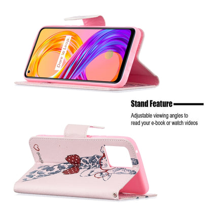 For OPPO Realme 8 / Realme 8 Pro Colored Drawing Pattern Horizontal Flip Leather Case with Holder & Card Slots & Wallet(Deer) - Realme Cases by buy2fix | Online Shopping UK | buy2fix