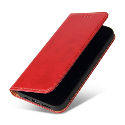 For iPhone 13 Pro Max Fierre Shann PU Leather Texture Horizontal Flip Leather Case with Holder & Card Slots & Wallet (Red) - iPhone 13 Pro Max Cases by FIERRE SHANN | Online Shopping UK | buy2fix