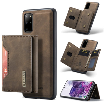 For Samsung Galaxy S20+ DG.MING M2 Series 3-Fold Multi Card Bag Back Cover Shockproof Case with Wallet & Holder Function(Coffee) - Galaxy Phone Cases by DG.MING | Online Shopping UK | buy2fix