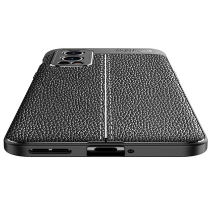 For OnePlus Nord 2 5G Litchi Texture TPU Shockproof Case(Black) - OnePlus Cases by buy2fix | Online Shopping UK | buy2fix