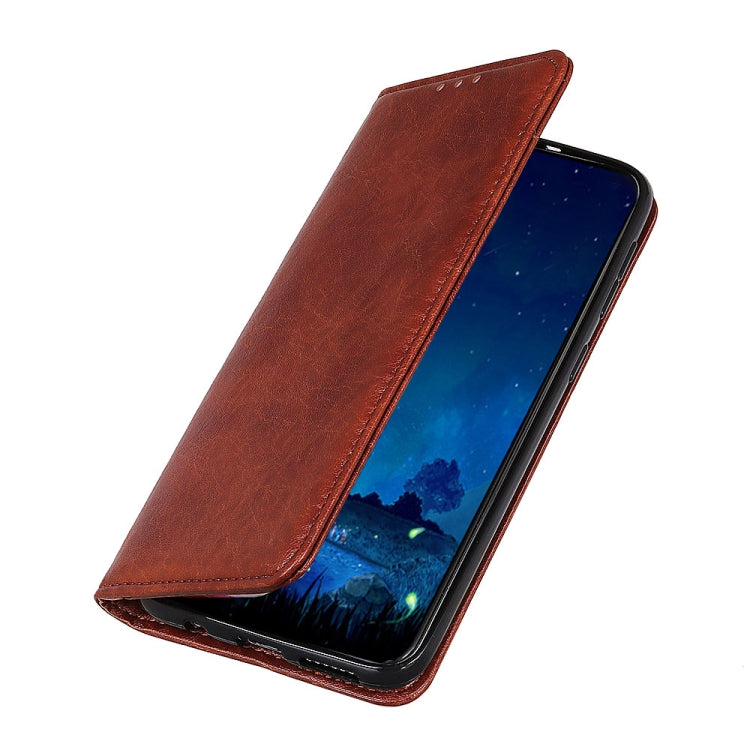 For Nokia XR20 5G Magnetic Crazy Horse Texture Horizontal Flip Leather Case with Holder & Card Slots & Wallet(Brown) - Nokia Cases by buy2fix | Online Shopping UK | buy2fix