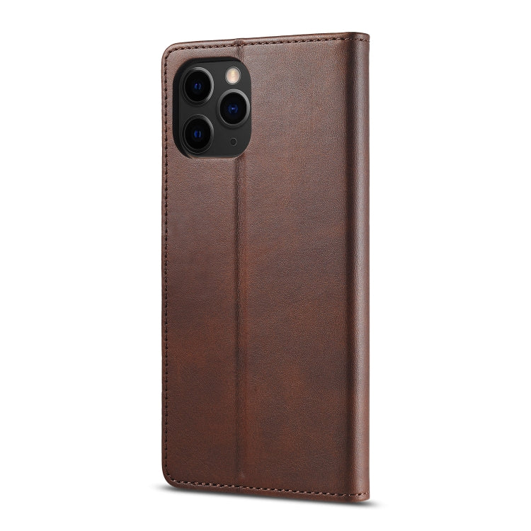 For iPhone 13 Pro LC.IMEEKE Calf Texture Horizontal Flip Leather Case with Holder & Card Slots & Wallet (Brown) - iPhone 13 Pro Cases by LC.IMEEKE | Online Shopping UK | buy2fix