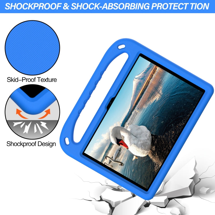 For Huawei Enjoy Tablet 2 / MatePad T10 / T10s Portable Handle EVA Shockproof Anti Falling Protective Case with Triangle Holder(Blue) - Huawei by buy2fix | Online Shopping UK | buy2fix