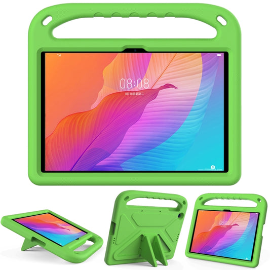 For Huawei Enjoy Tablet 2 / MatePad T10 / T10s Portable Handle EVA Shockproof Anti Falling Protective Case with Triangle Holder(Green) - Huawei by buy2fix | Online Shopping UK | buy2fix