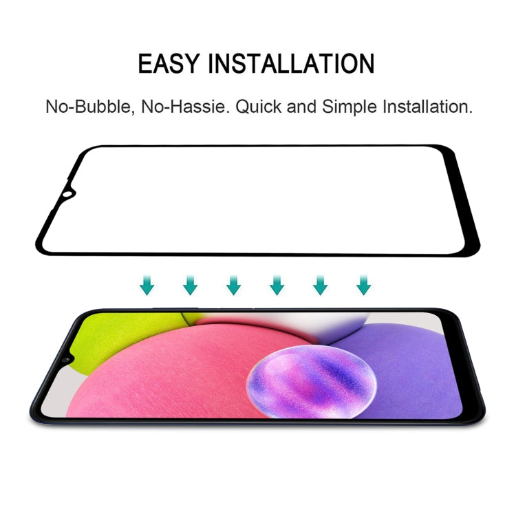 For Samsung Galaxy A03s Full Glue Full Cover Screen Protector Tempered Glass Film - Galaxy Tempered Glass by buy2fix | Online Shopping UK | buy2fix