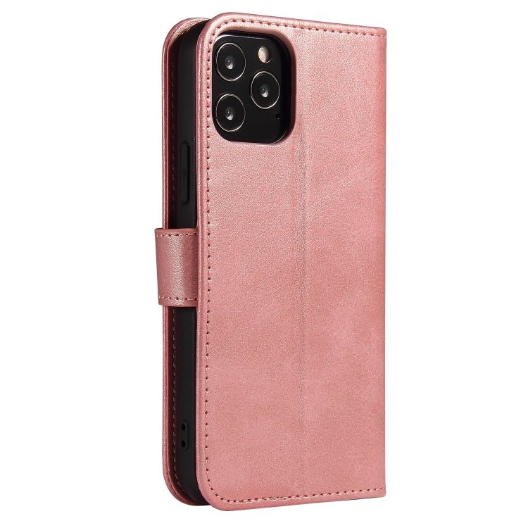 For iPhone 13 Pro Max Calf Texture Buckle Horizontal Flip Leather Case with Holder & Card Slots & Wallet (Rose Gold) - iPhone 13 Pro Max Cases by buy2fix | Online Shopping UK | buy2fix