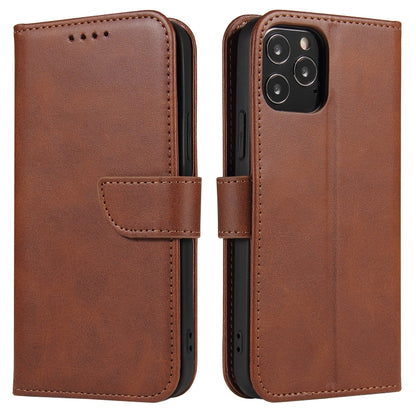 For iPhone 13 Pro Max Calf Texture Buckle Horizontal Flip Leather Case with Holder & Card Slots & Wallet (Brown) - iPhone 13 Pro Max Cases by buy2fix | Online Shopping UK | buy2fix