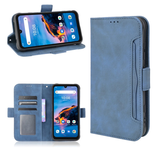 For UMIDIGI Bison Pro Skin Feel Calf Pattern Horizontal Flip Leather Case with Holder & Card Slots & Photo Frame(Blue) - More Brand by buy2fix | Online Shopping UK | buy2fix