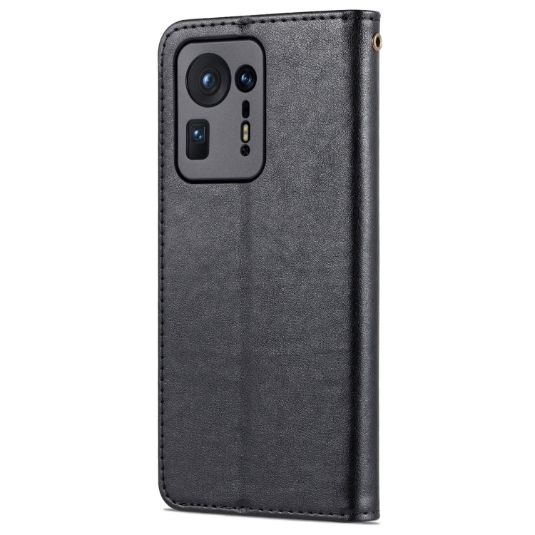 For Xiaomi Mix 4 AZNS Sheepskin Texture Horizontal Flip Leather Case with Holder & Card Slots & Wallet(Black) - Xiaomi Cases by AZNS | Online Shopping UK | buy2fix