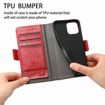 For OPPO Realme GT Master CaseNeo Business Splicing Dual Magnetic Buckle Horizontal Flip PU Leather Case with Holder & Card Slots & Wallet(Red) - Realme Cases by buy2fix | Online Shopping UK | buy2fix