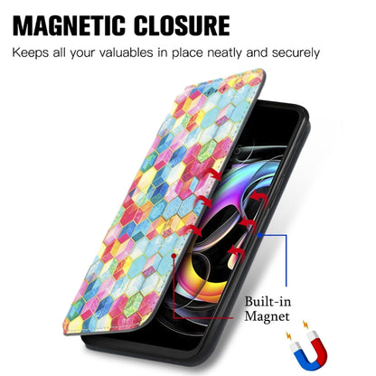 For Motorola Edge 20 Lite Colorful Magnetic Horizontal Flip PU Leather Case with Holder & Card Slot & Wallet(Magic Space) - Motorola Cases by buy2fix | Online Shopping UK | buy2fix