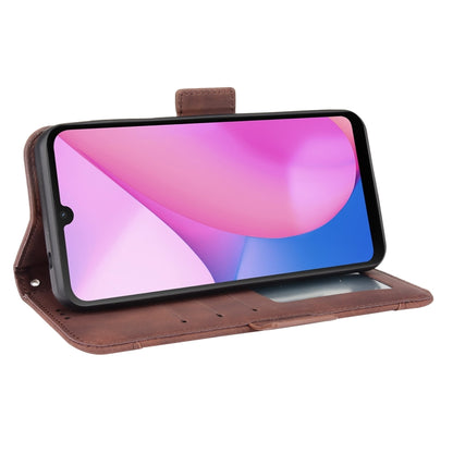 For Blackview Oscal C20 Skin Feel Calf Pattern Horizontal Flip Leather Case with Holder & Card Slots & Photo Frame(Brown) - More Brand by buy2fix | Online Shopping UK | buy2fix