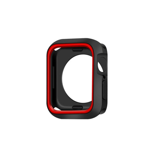 Two-color Shockproof Protective Case For Apple Watch Series 9 / 8 / 7 45mm(Red) - Watch Cases by buy2fix | Online Shopping UK | buy2fix