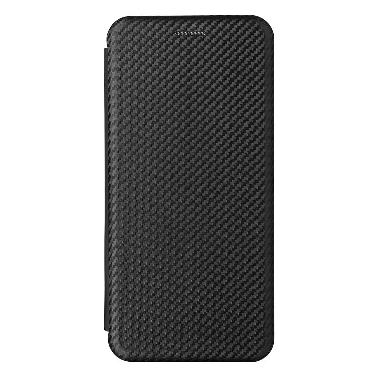 For Blackview Oscal C20 Carbon Fiber Texture Horizontal Flip Leather Phone Case with Card Slot(Black) - More Brand by buy2fix | Online Shopping UK | buy2fix