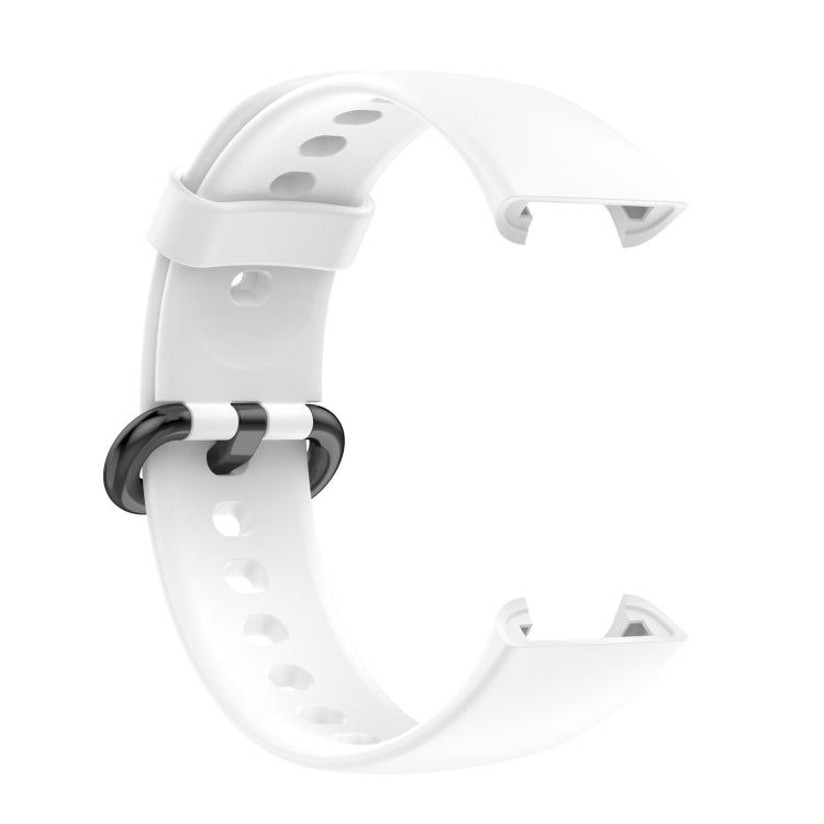 For Xiaomi Redmi Watch 2 Solid Color Silicone Strap Watch Band(White) - Watch Bands by buy2fix | Online Shopping UK | buy2fix