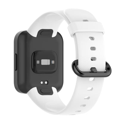 For Xiaomi Redmi Watch 2 Solid Color Silicone Strap Watch Band(White) - Watch Bands by buy2fix | Online Shopping UK | buy2fix