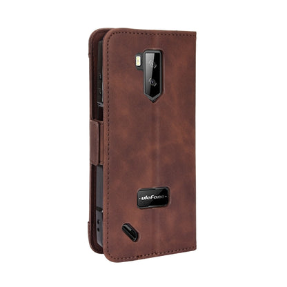 For Ulefone Armor X9 Skin Feel Calf Pattern Leather Phone Case(Brown) - Ulefone Cases by buy2fix | Online Shopping UK | buy2fix