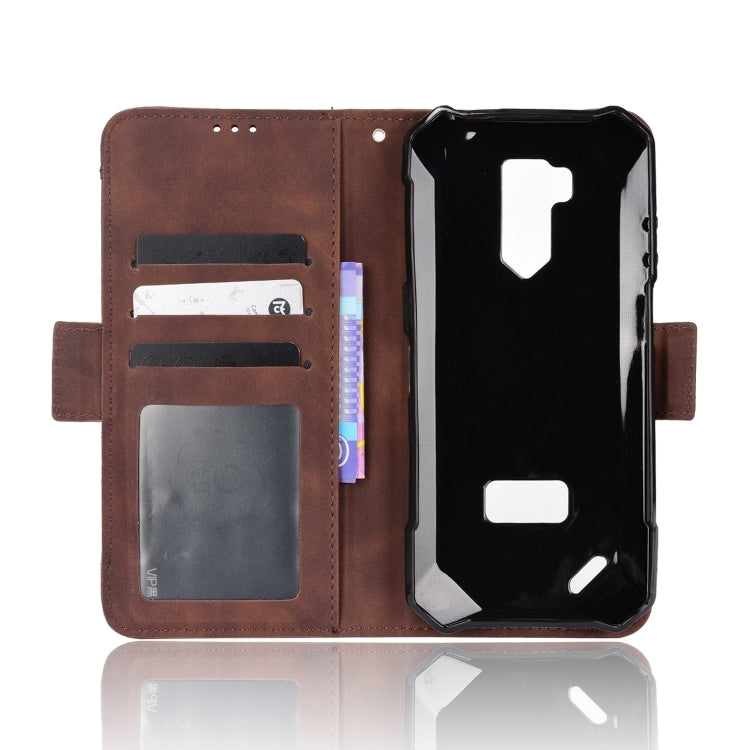 For Ulefone Armor X9 Skin Feel Calf Pattern Leather Phone Case(Brown) - Ulefone Cases by buy2fix | Online Shopping UK | buy2fix