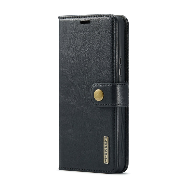 For Samsung Galaxy A53 5G DG.MING Crazy Horse Texture Detachable Magnetic Leather Phone Case(Black) - Galaxy Phone Cases by DG.MING | Online Shopping UK | buy2fix