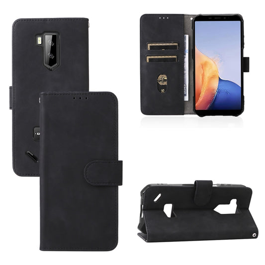 For Ulefone Armor X9 Skin Feel Magnetic Buckle Calf Texture PU Phone Case(Black) - Ulefone Cases by buy2fix | Online Shopping UK | buy2fix