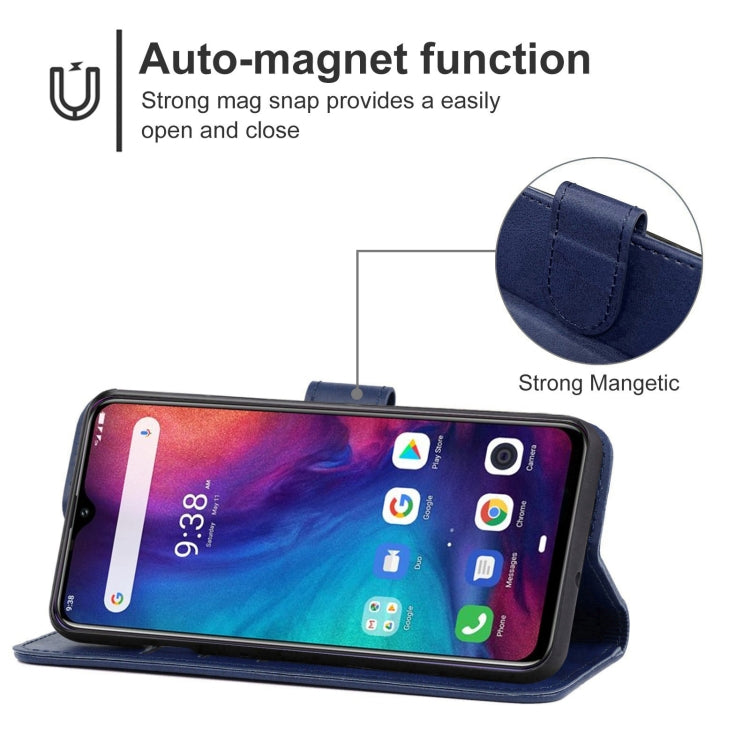 Leather Phone Case For Ulefone Note 7P(Blue) - Ulefone Cases by buy2fix | Online Shopping UK | buy2fix