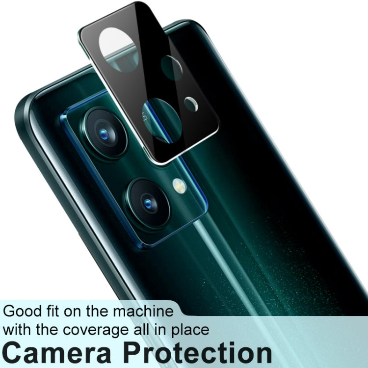 For OPPO Realme 9 Pro+ 5G Global imak Integrated Rear Camera Lens Tempered Glass Film with Lens Cap Black Version - For OPPO by imak | Online Shopping UK | buy2fix