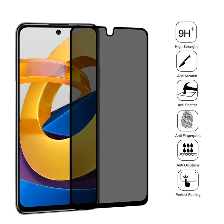 25 PCS Full Cover Anti-peeping Tempered Glass Film For Xiaomi Poco M4 Pro 5G -  by buy2fix | Online Shopping UK | buy2fix