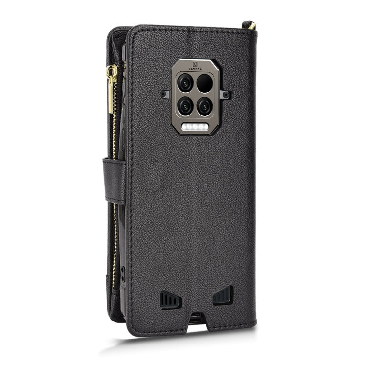 For Doogee S86 / S86 Pro Litchi Texture Zipper Leather Phone Case(Black) - Doogee Cases by buy2fix | Online Shopping UK | buy2fix