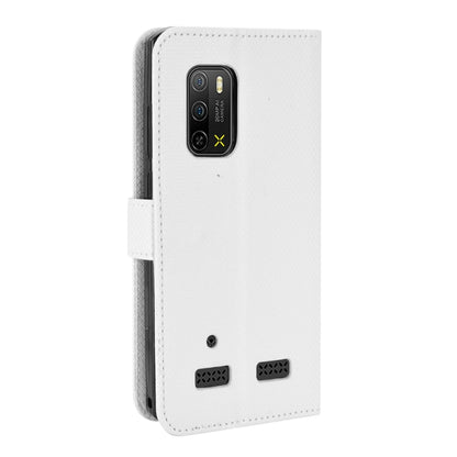 For Ulefone Armor X10 / X10 Pro Diamond Texture Leather Phone Case(White) - Ulefone Cases by buy2fix | Online Shopping UK | buy2fix