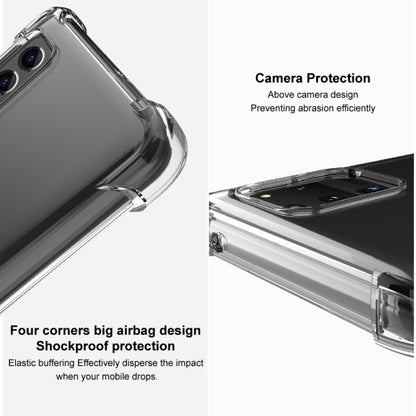 For Sony Xperia 1 IV imak All-inclusive Shockproof Airbag TPU Case with Screen Protector(Transparent Black) - Sony Cases by imak | Online Shopping UK | buy2fix