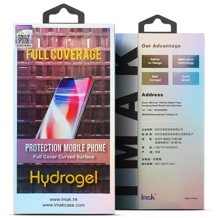 For Sony Xperia 1 IV 2 PCS IMAK 0.15mm Curved Full Screen Protector Hydrogel Film Back Protector - Sony Tempered Glass by imak | Online Shopping UK | buy2fix