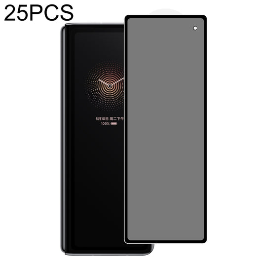 25 PCS Full Cover Anti-peeping Tempered Glass Film For Xiaomi Mi Mix Fold -  by buy2fix | Online Shopping UK | buy2fix