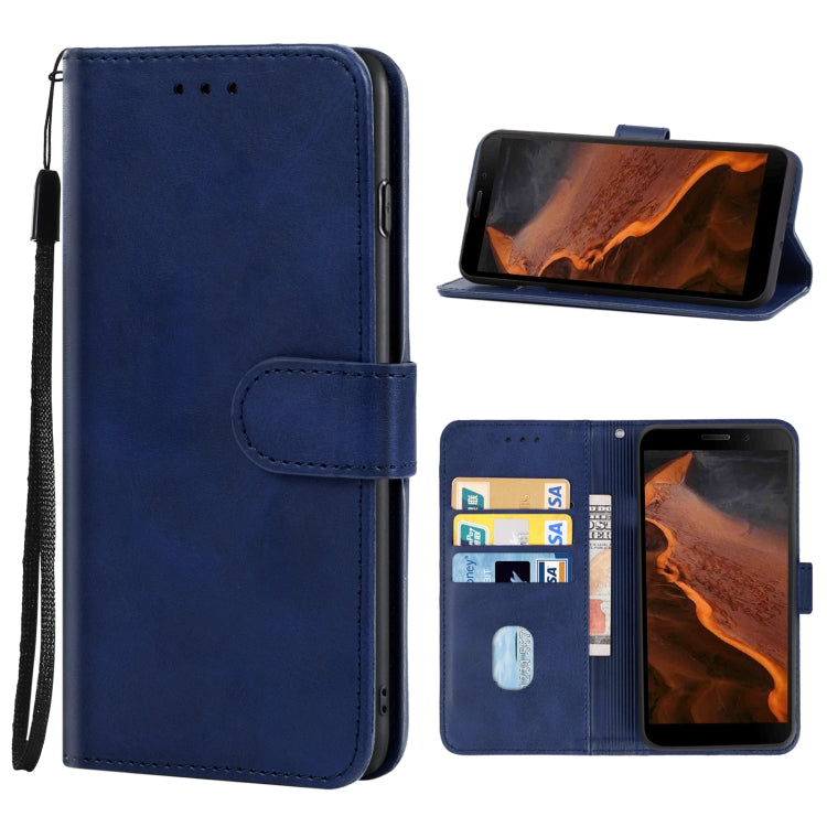 For Doogee S61/S61 Pro Leather Phone Case(Blue) - Doogee Cases by buy2fix | Online Shopping UK | buy2fix