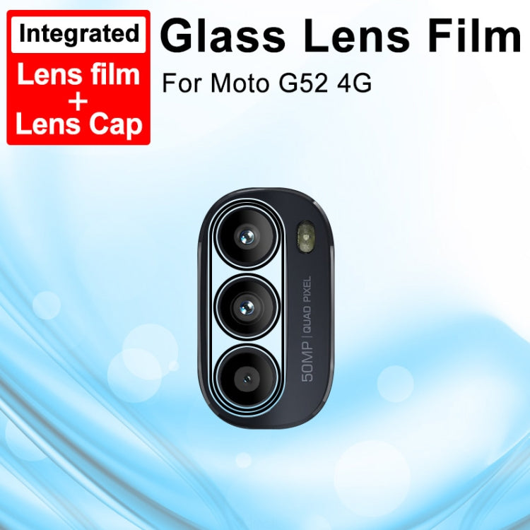 For Motorola Moto G52 4G imak Integrated Rear Camera Lens Tempered Glass Film - Other by imak | Online Shopping UK | buy2fix