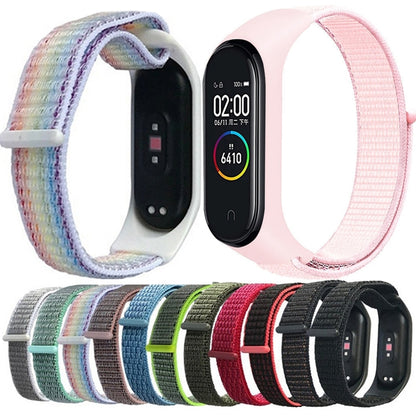 For Xiaomi Mi Band 7 Nylon Weave Watch Band(Blue Sea) - Watch Bands by buy2fix | Online Shopping UK | buy2fix