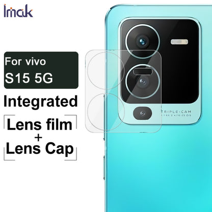 For vivo S15 5G / S15 Pro 5G imak Integrated Rear Camera Lens Tempered Glass Film with Lens Cap - vivo Tempered Glass by imak | Online Shopping UK | buy2fix