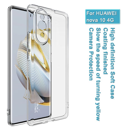 For Huawei nova 10 4G IMAK UX-10 Series Shockproof TPU Phone Case(Transparent) - Huawei Cases by imak | Online Shopping UK | buy2fix