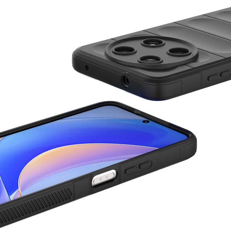 For Huawei Nova Y90/Enjoy 50 Pro Magic Shield TPU + Flannel Phone Case(White) - Huawei Cases by buy2fix | Online Shopping UK | buy2fix