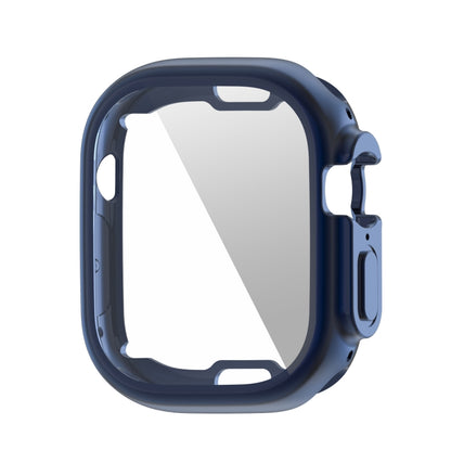 PET Film TPU Watch Case For Apple Watch Ultra 49mm / Ultra 2 49mm(Midnight Blue) - Watch Cases by buy2fix | Online Shopping UK | buy2fix