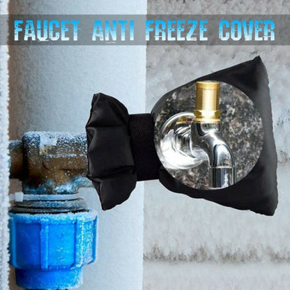 420D Oxford Cloth Outdoor Waterproof Winter Faucet Antifreeze Cover(Mango Yellow) - Faucets & Accessories by buy2fix | Online Shopping UK | buy2fix
