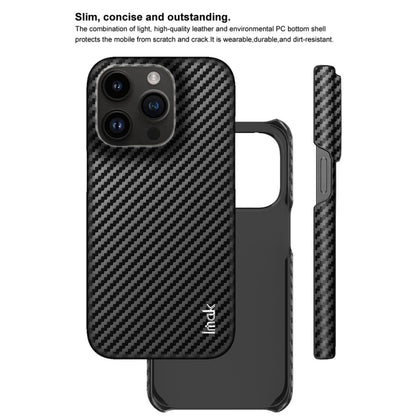 For iPhone 14 Pro IMAK Ruiyi Series Carbon Fiber PU + PC Phone Case - iPhone 14 Pro Cases by imak | Online Shopping UK | buy2fix