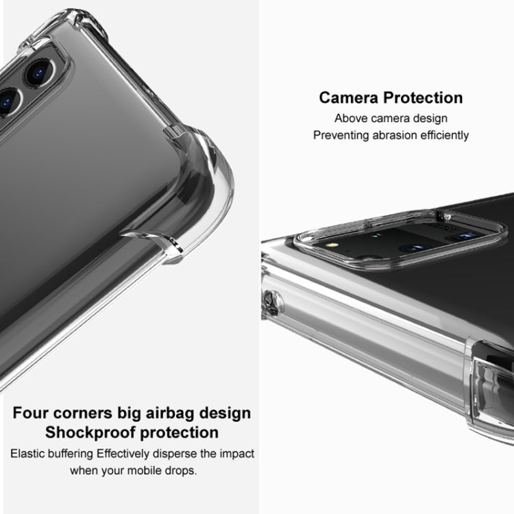 For Google Pixel 7 Pro imak Shockproof Airbag TPU Phone Case(Transparent) - Google Cases by imak | Online Shopping UK | buy2fix